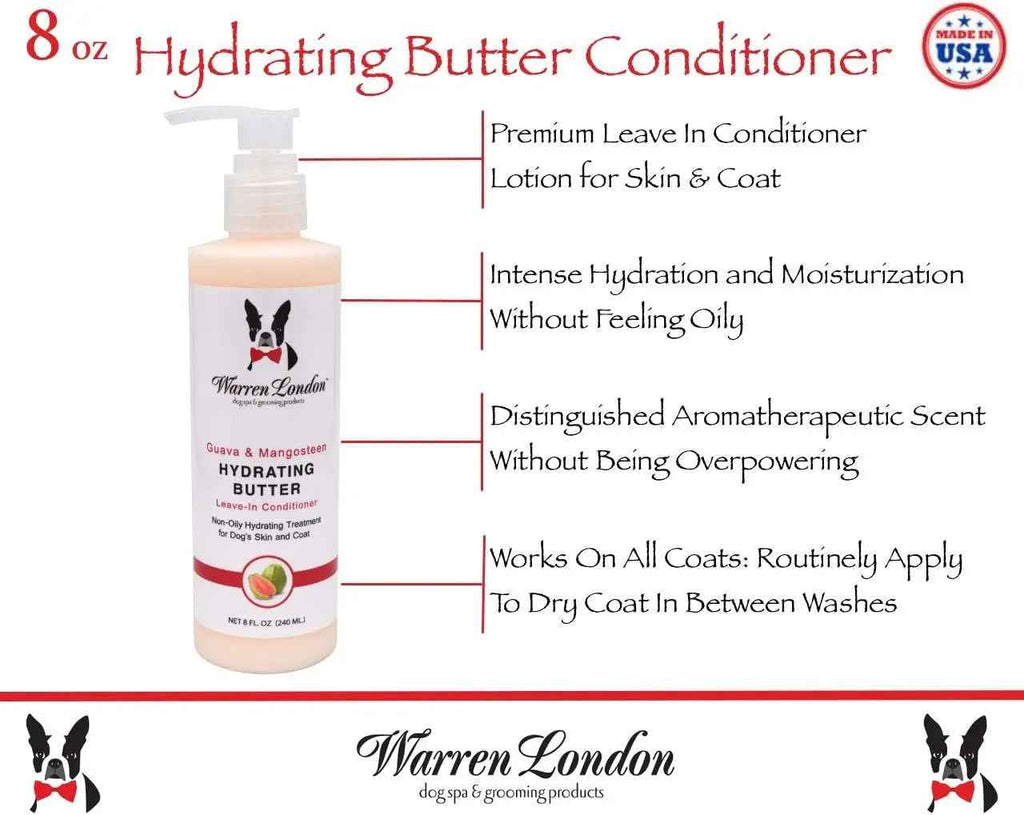 Warren London hydrating butter conditioner in a pump bottle