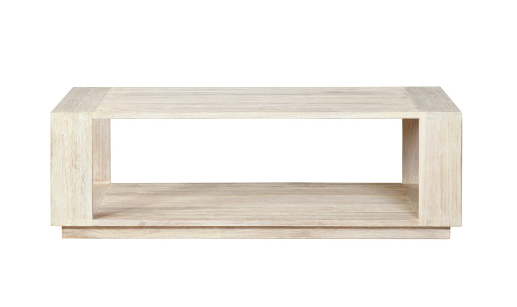 Imperial Grove Outdoor Solid Teak Wood, Natural Look Coffee Table