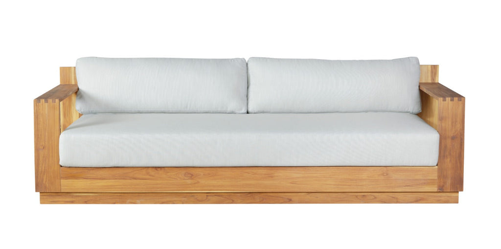 Imperial Grove Outdoor Solid Teak Wood Sofa - 84"