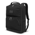 Samsonite black laptop backpack with front zip pockets and padded top handle