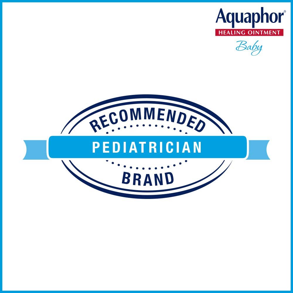 Aquaphor Baby Healing Ointment recommended pediatrician badge