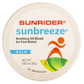 Sunrider SunBreeze balm tin front with 0.92 oz and soothing skin care wording