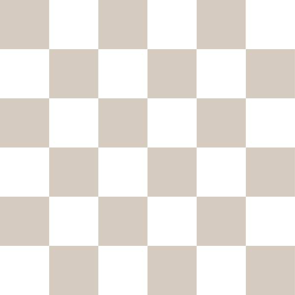 Beige and white checkered fabric pattern swatch