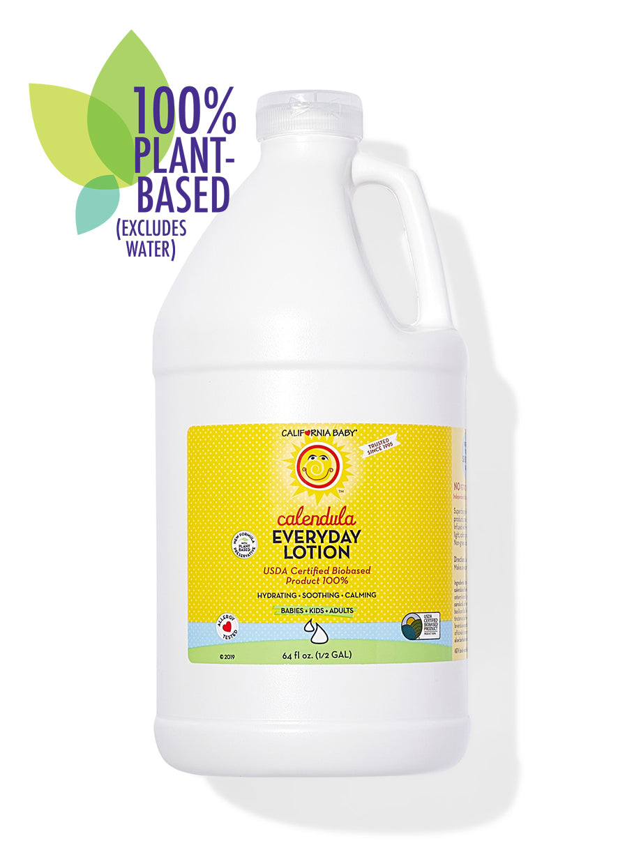 Calendula Everyday Lotion large jug with white pump and handle