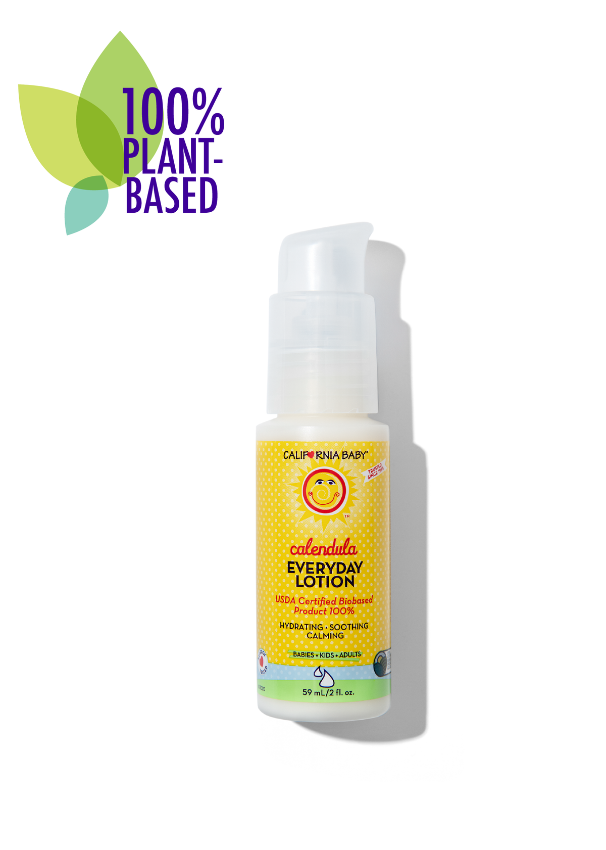 Calendula Everyday Lotion small bottle with white pump