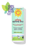 Calming Bedtime Stick, turquoise label lotion stick container with yellow cap