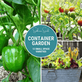 Suther Seeds container garden seed collection, 12 small-space varieties