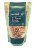 Bag of dry roasted soy nuts, no-salt organic, 12 oz pouch
