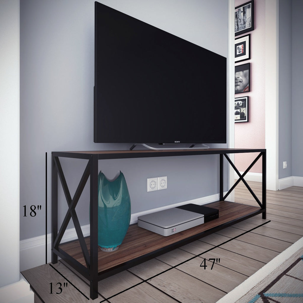 Xena 47" Metal Industrial TV Stand