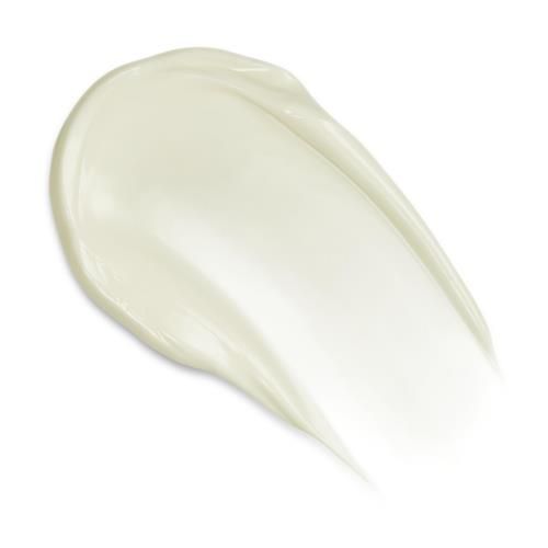 Thick white moisturizer smear for a smooth skin texture