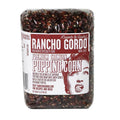 Rancho Gordo premium crimson popping corn in clear resealable bag, 16 oz