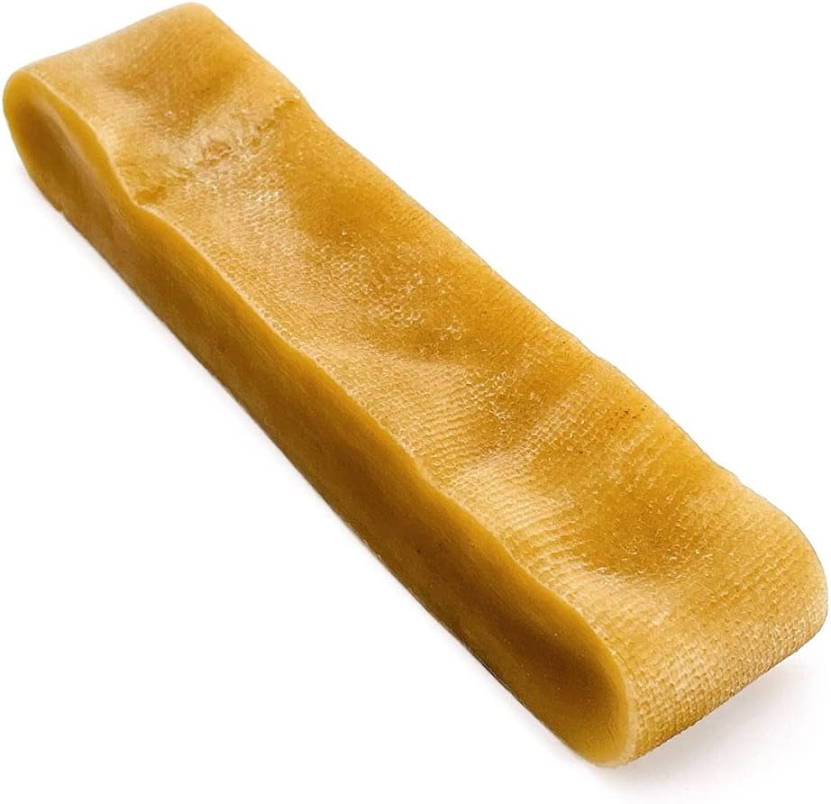 Yak cheese dog chew stick, tan single piece