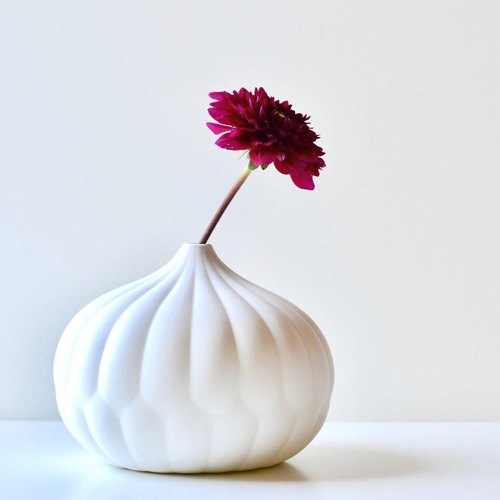 Large Textured Porcelain Vase