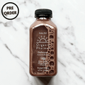 Organic Pharmer Defense+ immune boost protein shake bottle, dark brown label