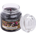 YANKEE CANDLE Moonlight Blossoms small jar candle with clear lid, open top