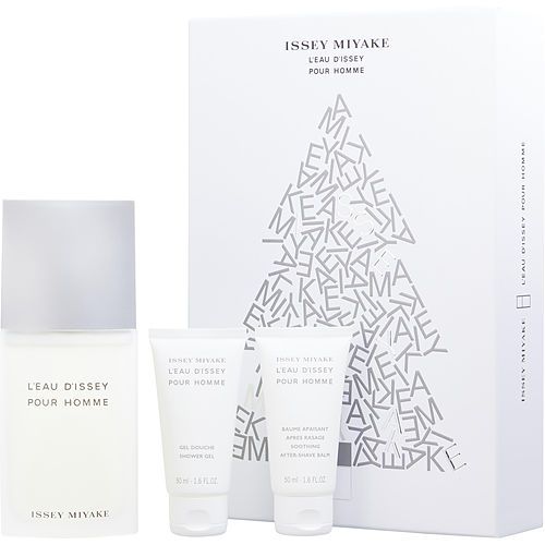 Issey Miyake L'Eau D'Issey Pour Homme gift set: EDT spray, after shave balm, shower gel