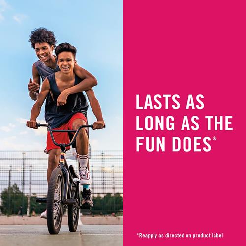 Lasts as long as the fun sports lip sunscreen SPF 50