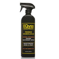 EQyss Premier Marigold equine conditioning spray bottle, black with yellow label