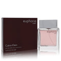 Men’s eau de toilette spray bottle with maroon box, “euphoria men” label