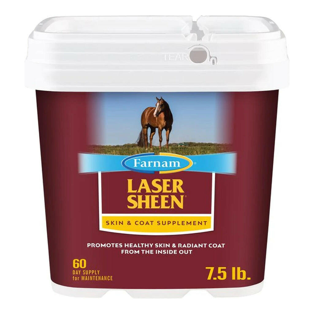 Farnam Laser Sheen skin & coat supplement tub, 7.5 lb