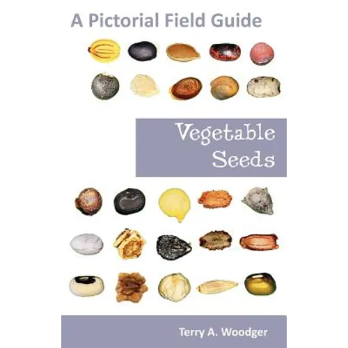 Vegetable seeds pictorial field guide paperback cover with seed illustrations and title