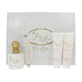 Fancy Love by Jessica Simpson set: perfume bottle, spray, and two cream tubes