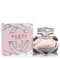 Gucci Bamboo eau de parfum spray bottle and pink logo box, 1.6 oz