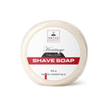 Heritage tallow shave soap puck, 100 g in clear wrap