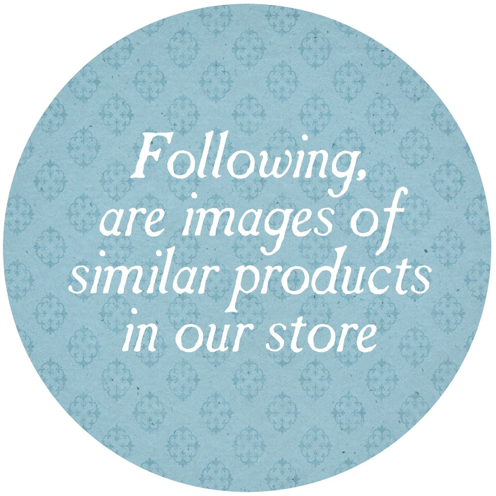 Blue circular card reading "Following, are images of similar products in our store"