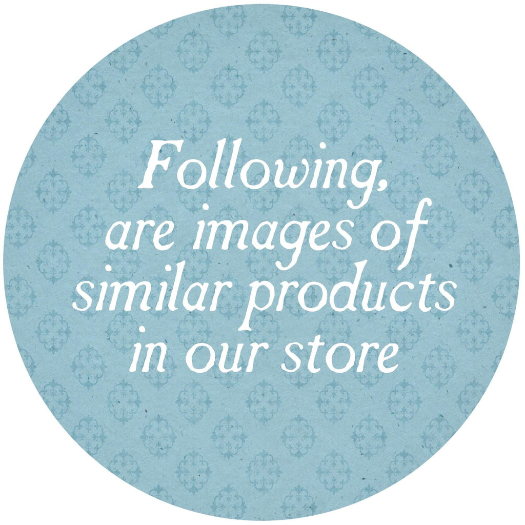 Round informational card reading 'Following, are images of similar products in our store'