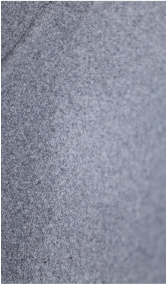 Light-gray overcoat fabric texture close-up.