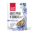 Goat's milk n' cookies dog treat pouch with blueberry and vanilla flavor, 8 oz