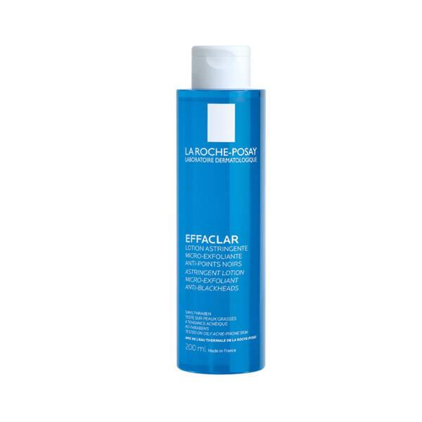 La Roche-Posay Effaclar face toner bottle, blue label, white cap