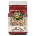 Organic flax plus cinnamon flakes cereal bag, front view