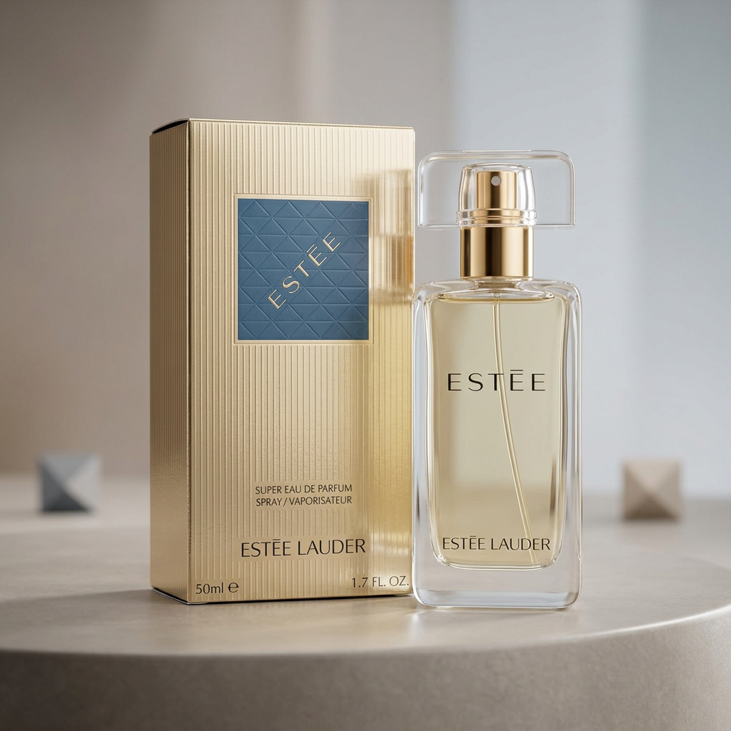 Estee Lauder Estee Super eau de parfum spray bottle with gold cap and box