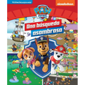 Paw Patrol search-and-find library-bound book, colorful cover with pups