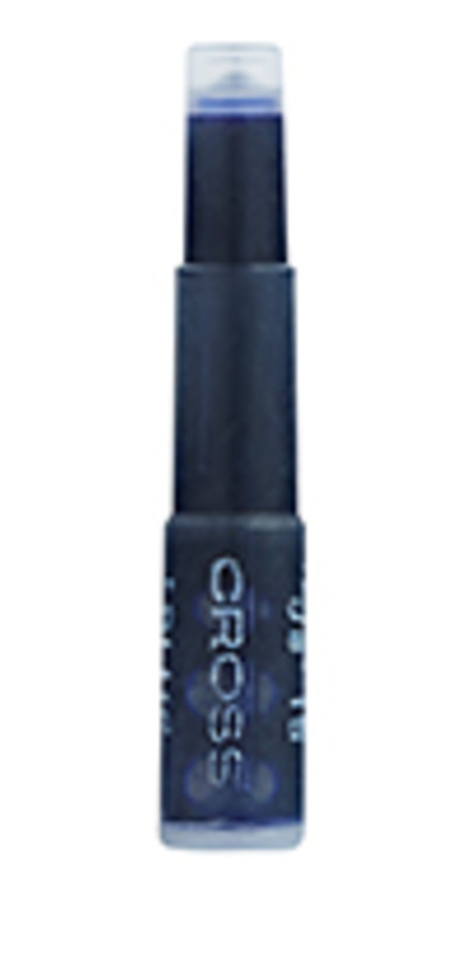 Blue ink cartridge with CROSS branding on dark body