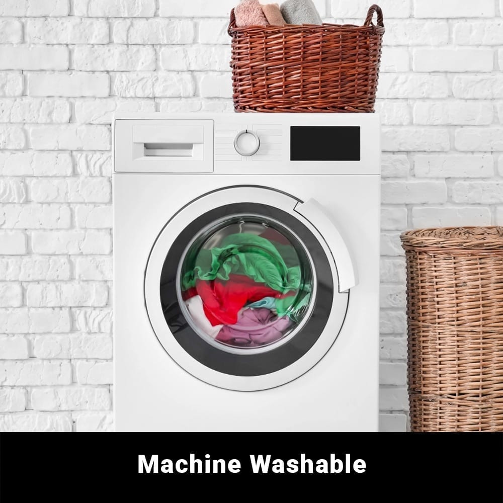 Machine-washable care graphic for baby beanie