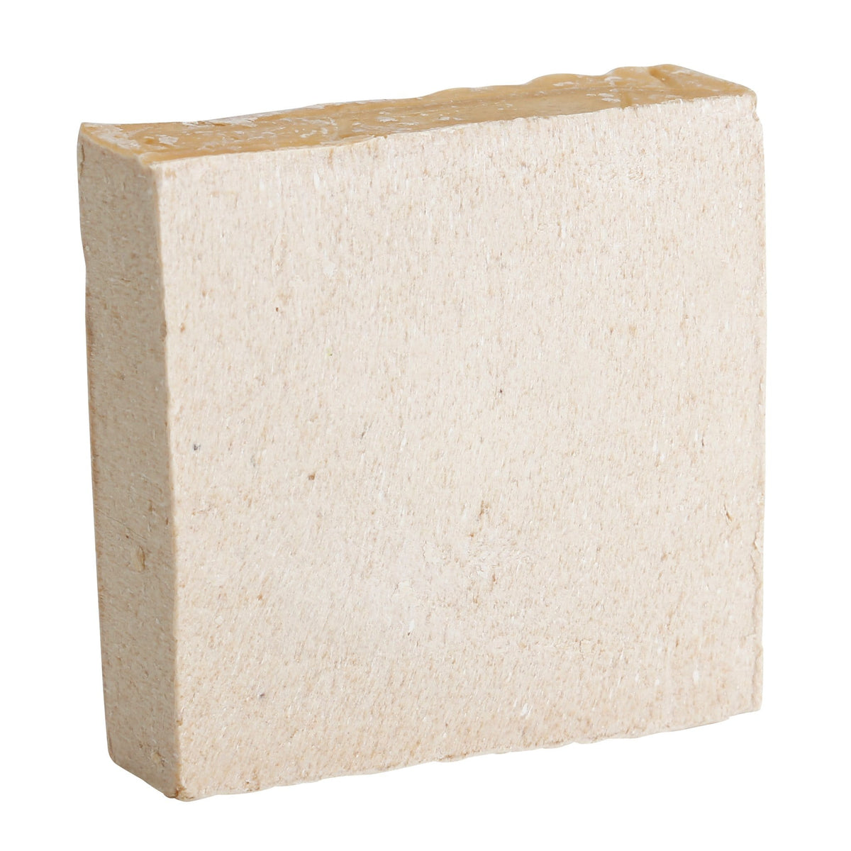 Off-white rectangular facial soap bar