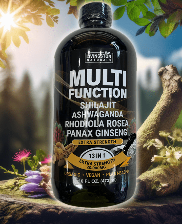 Livingston Naturals 13-in-1 herbal supplement bottle, extra strength, 16 fl oz