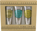 Mini hand cream gift set box with three 30 ml tubes