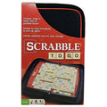 Portable Scrabble board game with zippered case and letter tile grid board