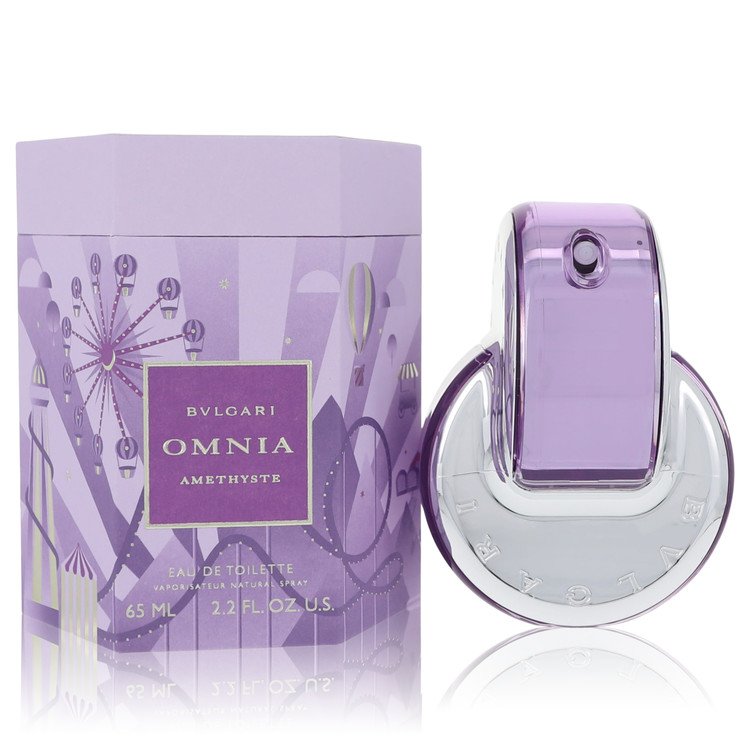BVLGARI Omnia Amethyste eau de toilette gift box and spray bottle with purple cap