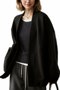 Women's black lightweight open-front hoodie coat, hooded cardigan with long sleeves