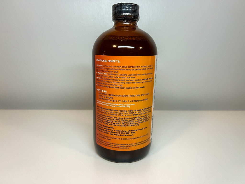 Livingston Naturals inflammation formula bottle with supplement facts and ingredients panel