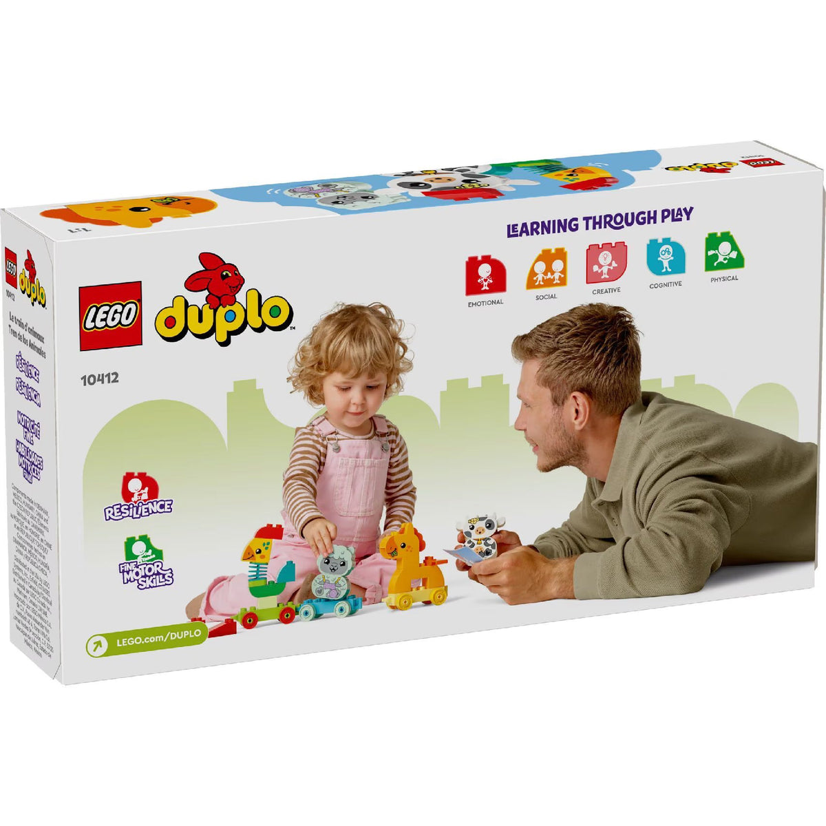 LEGO Duplo Animal Train Set 10412 boxed toy with colorful animal train pieces