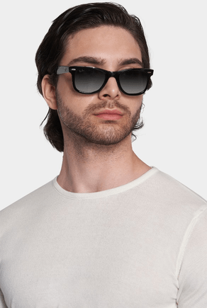Vachetta white crewneck T-shirt neckline close-up