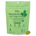 WonderGreens super veggie gummies pouch, green apple flavor; zero sugar, vegan, gluten free