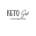 Keto girl notebook cover with bold black 'KETO Girl' text and hashtag