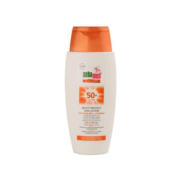 Sebamed sun care multi protect lotion SPF 50+ bottle, 150 ml